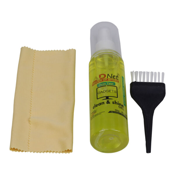 3 in 1 Cleaning Gel Set with Micro Fiber Cloth and Soft Brush AD-CG-353 - Image 2