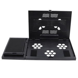 "Adjustable laptop stand for desk with built-in cooling pad Portable laptop cooling pad with fan for overheating laptop Notebook cooler pad with dual fan setup for better airflow Ergonomic laptop riser and cooling pad for home office Cooling pad for laptop with USB-powered silent fans Laptop holder for desk with stand and cooler pad combo Desk stand laptop setup with adjustable cooling base Best laptop cooling pad for gaming and work performance Laptop fan stand with anti-slip design and USB cooling Sleek laptop cooling base for notebooks and ultrabooks"
