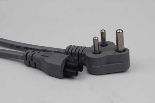 DESKTOP 3PIN POWER CORD 1.8M (POLYPACK ) AD-DP-01 - Image 2