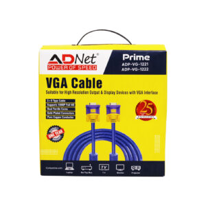 Prime VGA Cable (3+9) Blue 1.5 Meter ADP-VG-1221