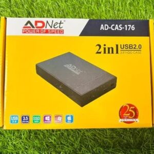 3.5 HDD ENCLOSURE USB 2.0 EXTERNAL 3.5&2.5 Inch 2in1 DESKTOP CASING AD-CAS-176