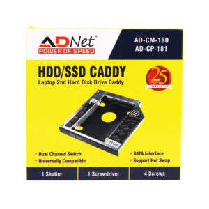 HDD/SSD Universal 2nd Hard Drive Caddy (9.5mm) AD-CM-180