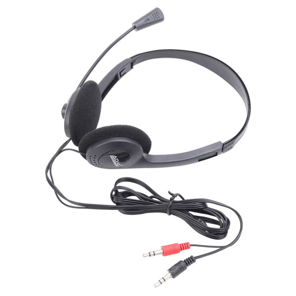 Light Weight Headphone with Mic, Dual Audio Port AD-HP-191 - Image 5