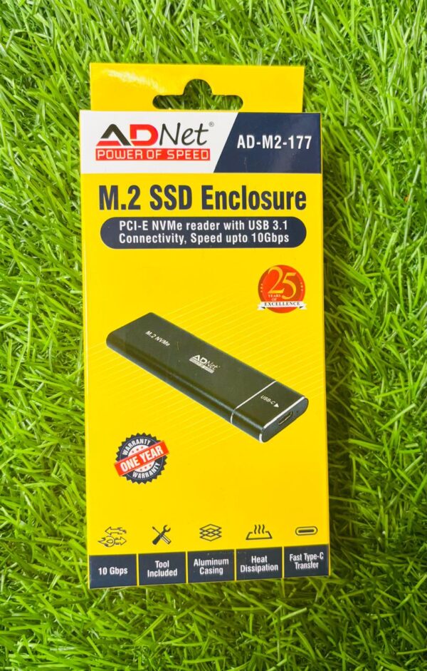 M.2 NVMe SSD ENCLOSURE ADAPTER AD-M2-177