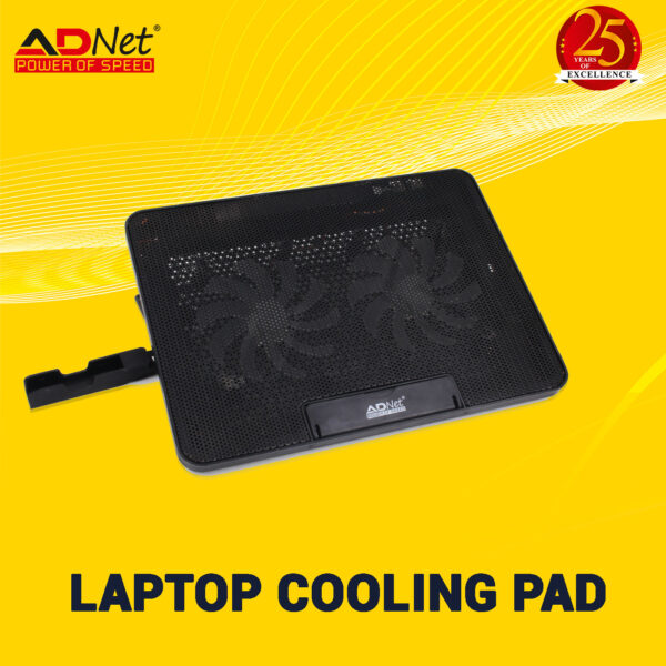 RGB COOLING PAD WITH  2 FAN AD-CP-205 - Image 5