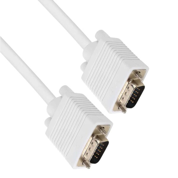 VGA CABLE 10 METER (15 PIN (M-M), 3+4  CONFIG., WHITE ) AD-VW-54 - Image 4