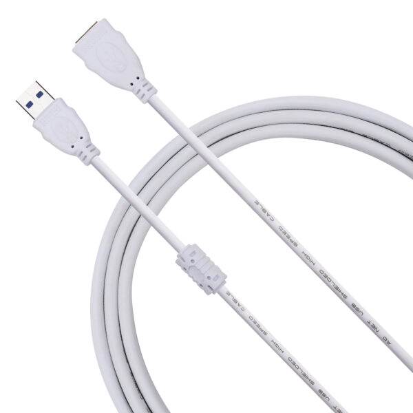 USB EXTENSION CABLE WHITE 1.5M AD-UE-101 - Image 5