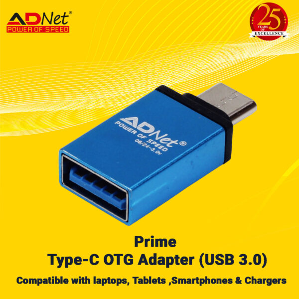 USB TYPE C TO USB 3.0 OTG PRIME ADAPTER ADP-CO-1252 - Image 2
