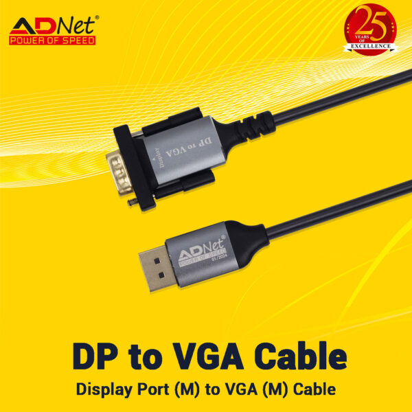 PRIME DP(M)to VGA(M) CABLE, LENGTH 1.5M ADP-DV-1181 - Image 6