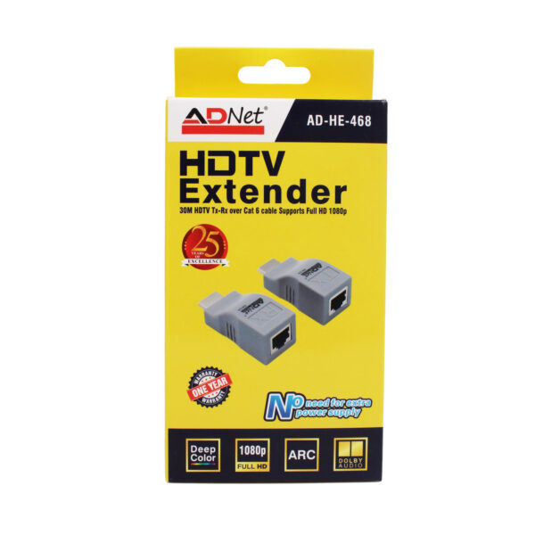 HDMI EXTENDER 30M WITH 1 YEAR WARRANTY  AD-HE -468 - Image 2