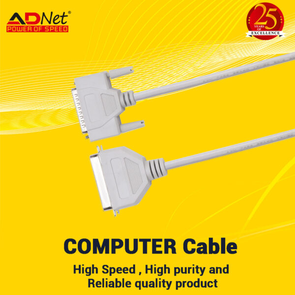 LPT PRINTER CABLE MOULDED 3 M AD-AB-92 - Image 5