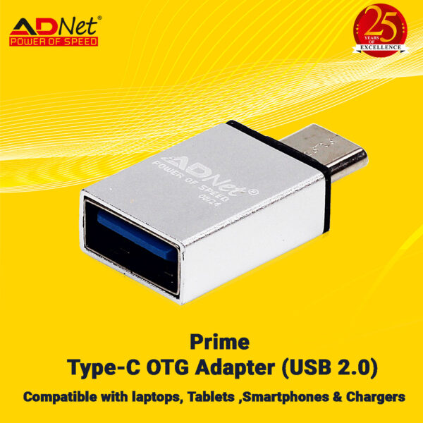 USB TYPE C TO USB 2.0 OTG PRIME ADAPTER ADP-CO-1251 - Image 2