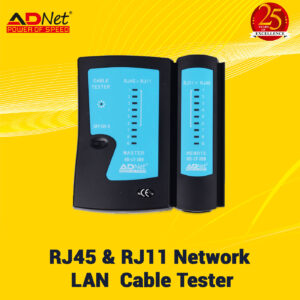 RJ45-RJ11 NETWORK CABLE TESTER AD-LT-389