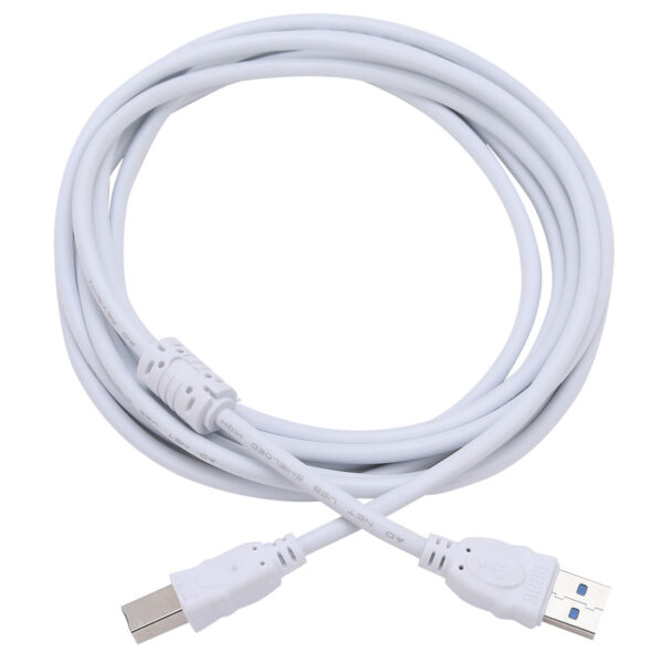 USB PRINTER CABLE, LENGTH-5M (USB-A (M) TO USB-B(M), WHITE AD-AB -73 - Image 3