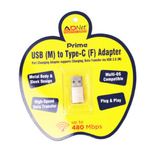 USB (M) TO TYPE  C FEMALE OTG PRIME ADAPTER ADP-C0-1253