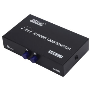 2-Port USB Switch – Share USB Devices Between 2 PCs | ADNET