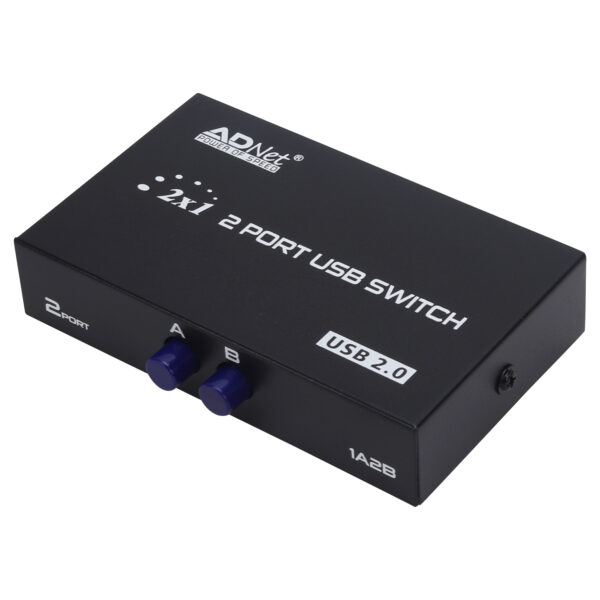 USB 2 in1Out - 2 PORT USB SWITCH AD-US-443 - Image 3