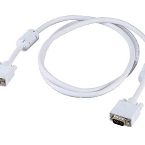 VGA CABLE 1.5 METER(15 PIN (M-M), 3+4  CONFIG., WHITE ): AD-VW-51
