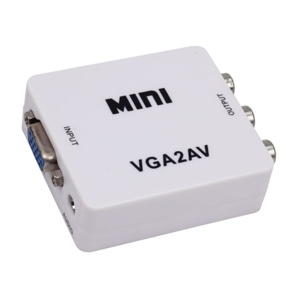 VGA to AV CONVERTER VGA to RCA Composite ADAPTER with AUDIO - Image 3