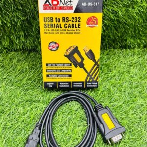 USB TO SERIAL (DB-9)/ USB 2.0 to RS 232 CONVERTER ADAPTER AD-US-517