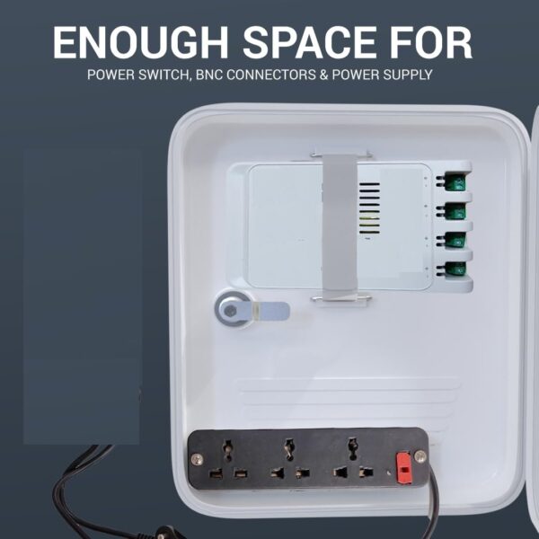 OUTDOOR JUNCTION BOX FOR DVR/NVR/POE SWITCH With POWER SOCKET AD-PS-365 - Image 4
