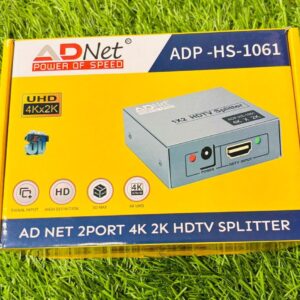 1X2 HDMI SPLITTER  4k 2k - 2 port ( AD-HS-1061)