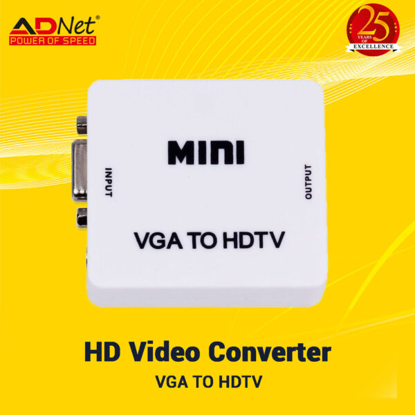 VGA to HDMI CONVERTER With AUDIO MEDIA Streaming - Image 2