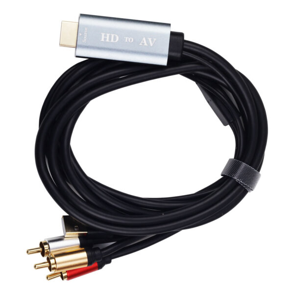 HDMI TO AV 3 RCA  COMPOSITE VIDEO AUDIO 1.8 M CONVERTER CABLE  ADP-UH-1186 - Image 3