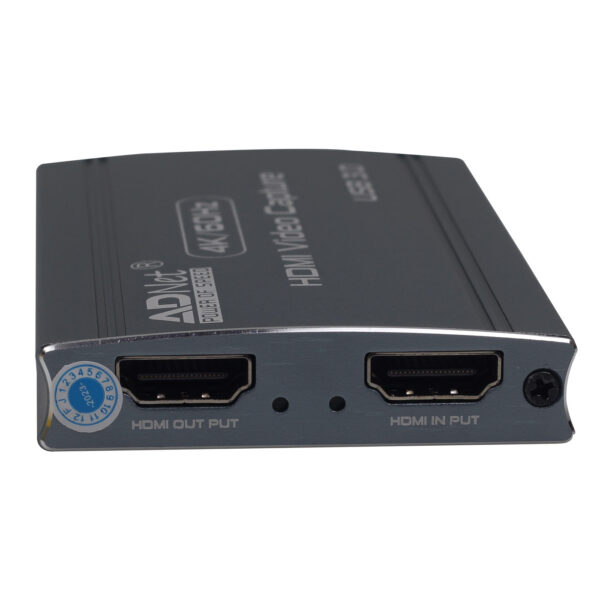 CAPTURE CARD 4K HDMI AUDIO VIDEO CAPTURE CARD USB 3.0 4K 60 HZ ADP-VC-1121 | ADNET - Image 4
