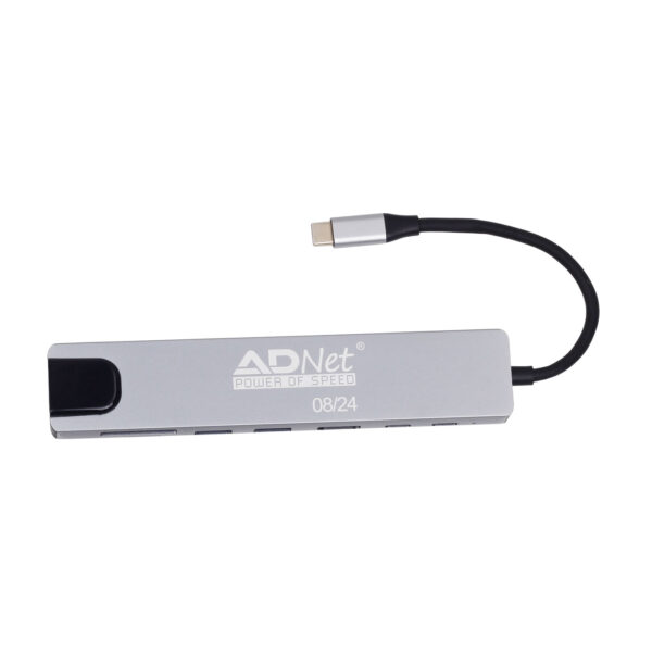 ADNet USB Type-C Docking Station 8 IN 1 ,4K HDMI/RJ45/PD CHARGING,SD/ MICRO SD CARD READER ADP-C8-1136 | ADNET - Image 4