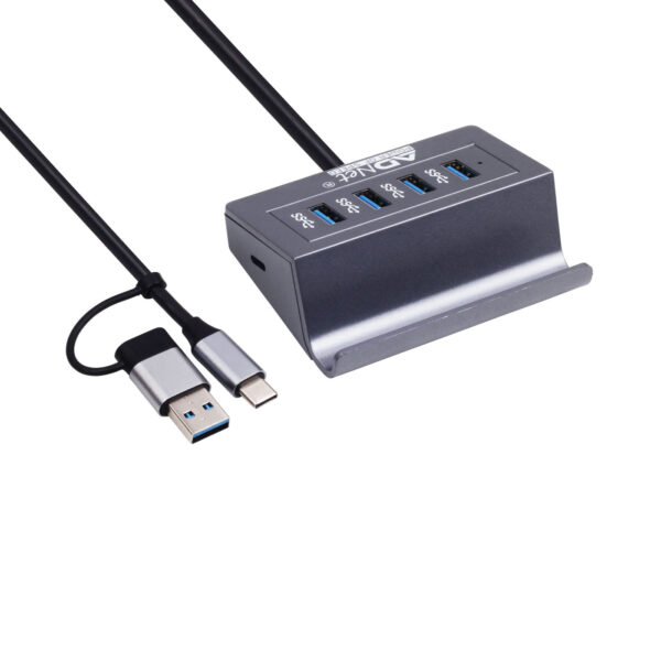 USB C TYPE+USB 3.0 COMBO TO 4 PORT USB HUB, AD-UC-623 | ADNET - Image 3