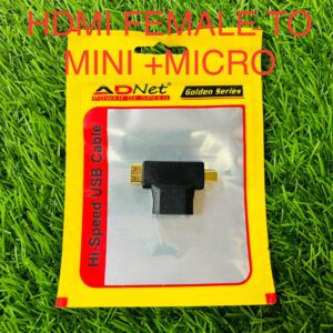 Micro & Mini HDMI Adapter – HDMI Female Converter