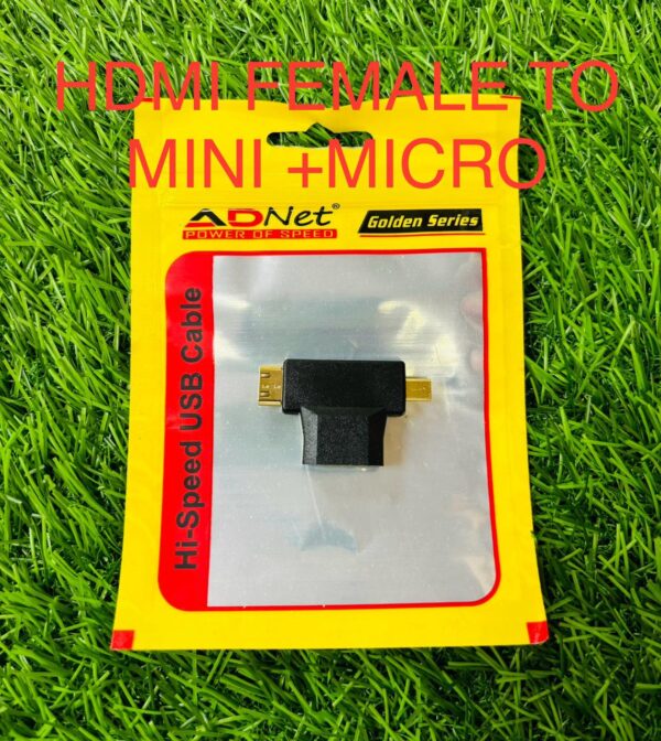 Micro & Mini HDMI Adapter – HDMI Female Converter