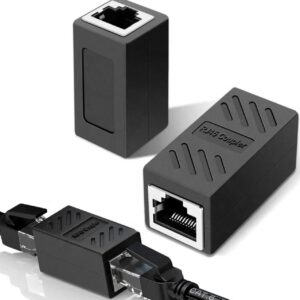 RJ45 Ethernet Cable Coupler – Female to Female LAN Adapter