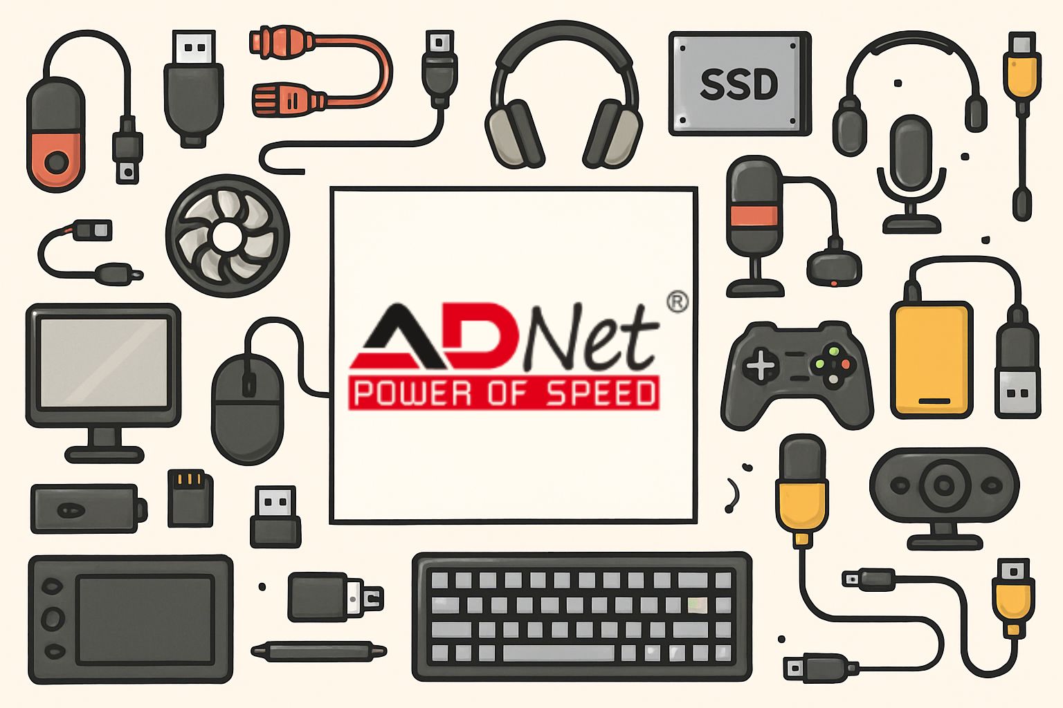 Best Wholesale Computer Accessories in India | AD NET