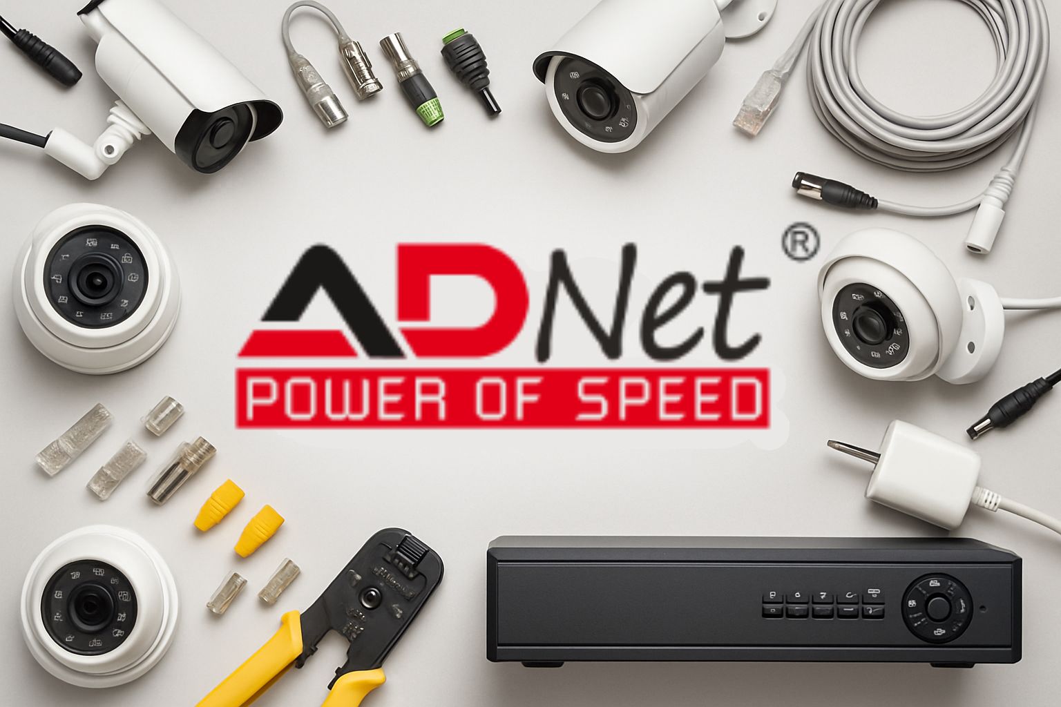 Best CCTV Accessories Wholesale Company in India | AD NET