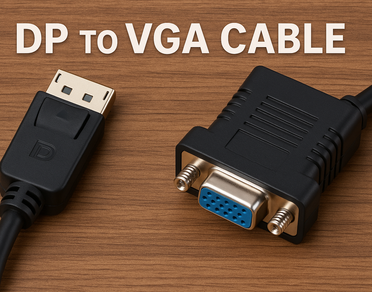 "DP to VGA cable "