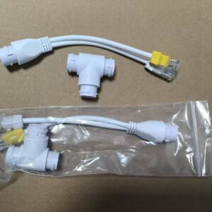 POE T Splitter/Multiplexer 2in1 Network Cabling Connector