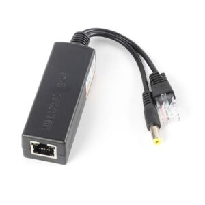 POE SPLITTER ADAPTER Active 48v to12v wired Ethernet Lan Adapter comparitable with Linux , Windows(10/100Mbs)