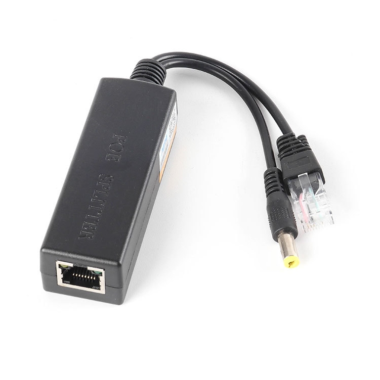 POE SPLITTER ADAPTER Active 48v to12v wired Ethernet Lan Adapter comparitable with Linux , Windows(10/100Mbs)