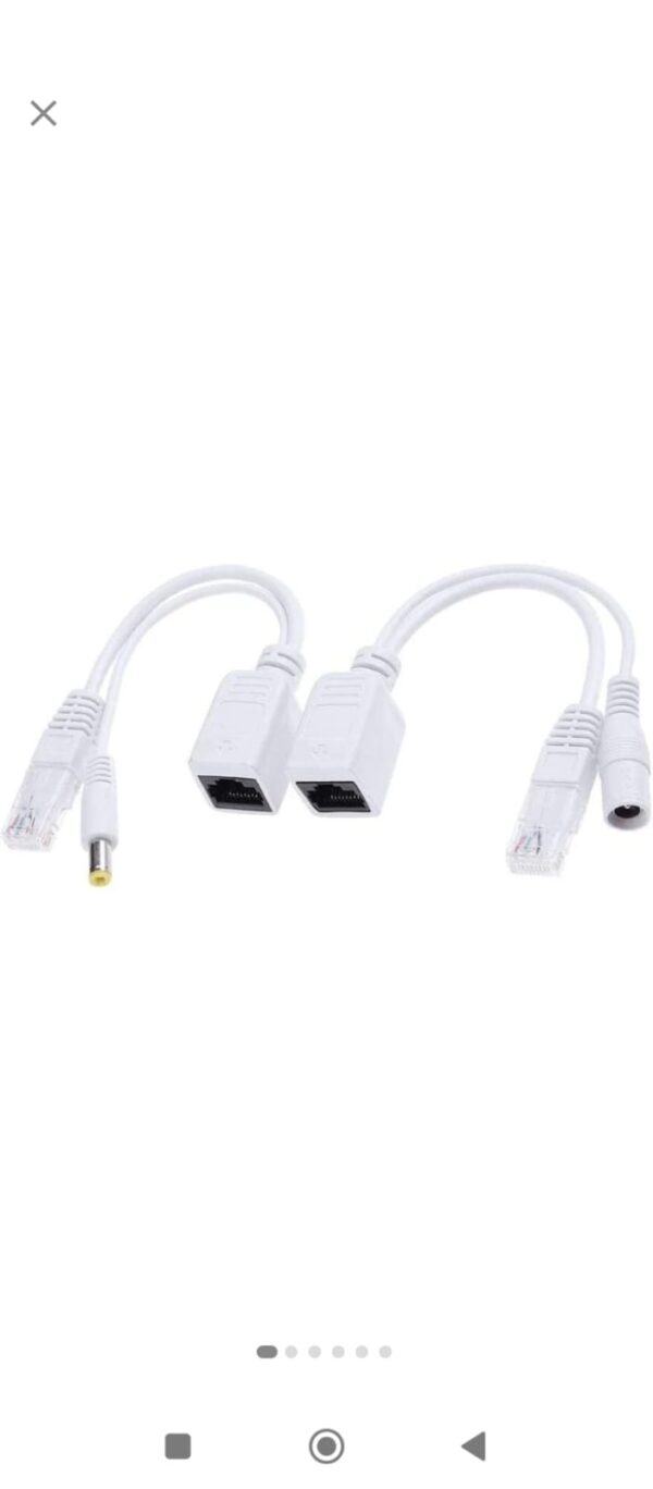 POE Injector Splitter Adater PoE Cable ( Set of 2) - Image 2