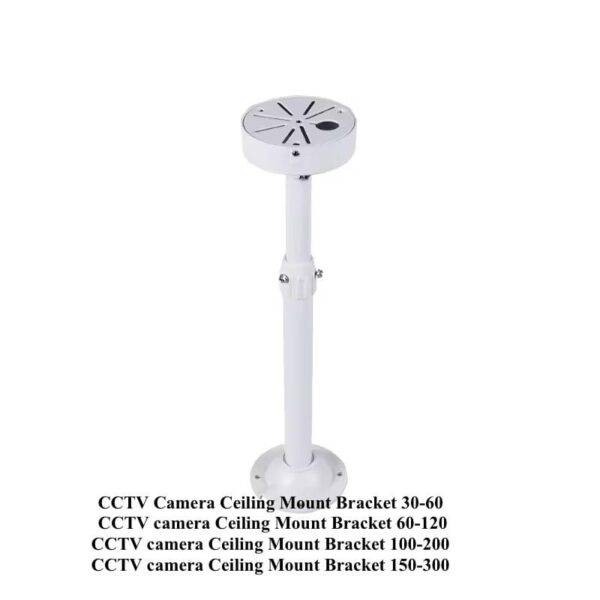 CCTV Camera Ceiling Mount Metal Bracket Telescopic Adjustabale (100cm to 200cm)for Bullet /Dome Camera - Image 2