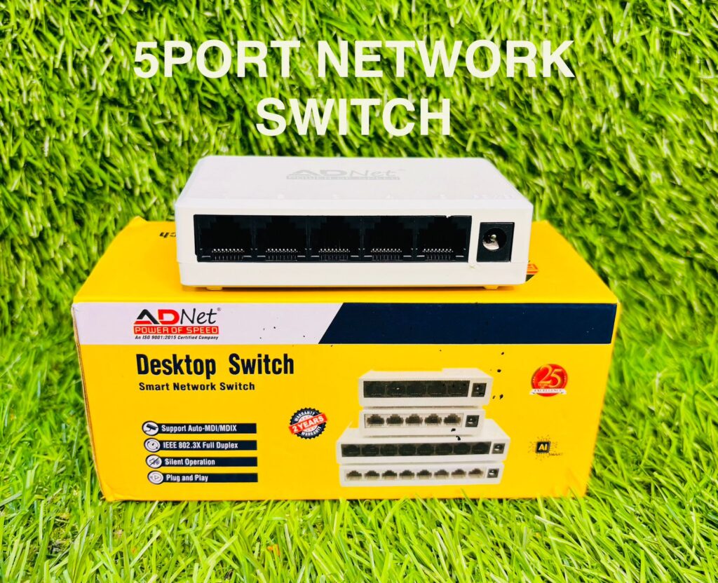AD Net 5 Port 10/100 Mbps Desktop Network Switch (ADP-DS-1521) - AD Net ...