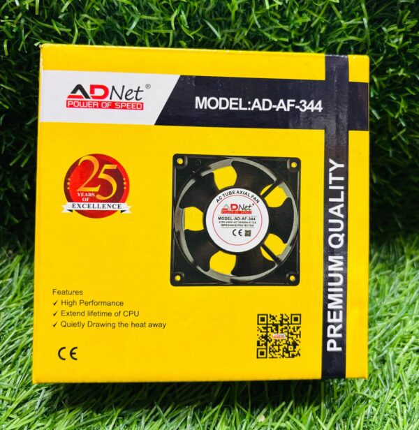 ADNet 220v AC Power Metal Colling Fan 4 inch(120MM) for Rack - AD Net ...