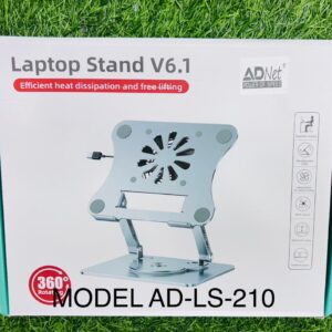 ADNet Laptop Stand with Cooling Fan ,360 degree Rotation,Muliti Angle Adjustment AD-LS-210